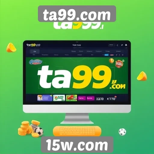 Análise da interface do ta99.com para jogadores