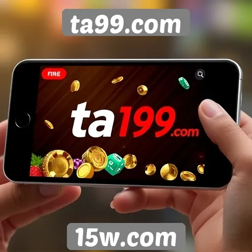 Funcionalidades mobile do site ta99.com