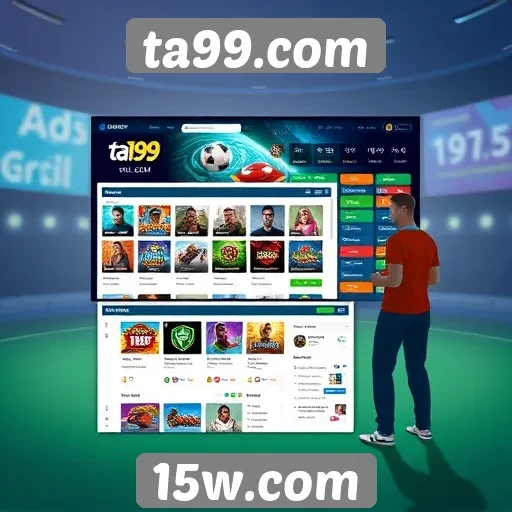Interface do usuário e experiência em ta99.com